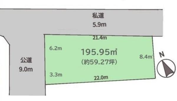 鎌倉市笛田３丁目の土地