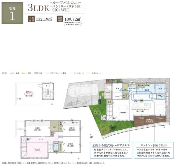 藤沢市片瀬5丁目　新築1号棟　全2棟
