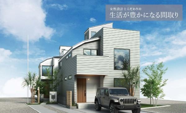 藤沢市片瀬5丁目　新築1号棟　全2棟