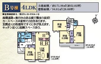 藤沢市今田714番　新築B号棟　全5区画