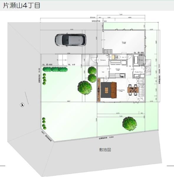 藤沢市片瀬山４丁目の土地