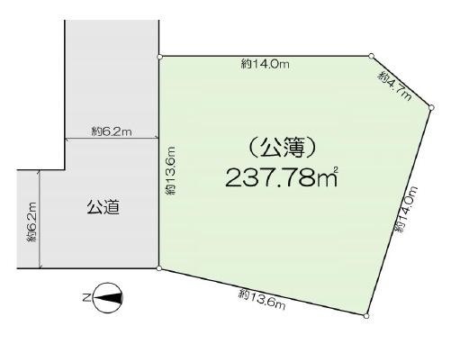 鎌倉市寺分２丁目の土地