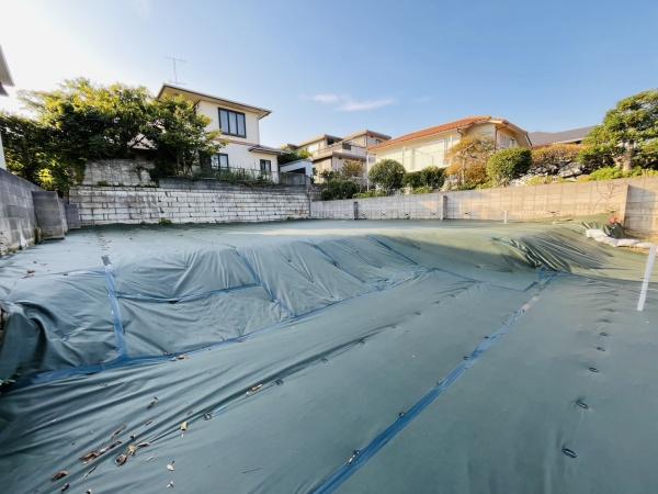 鎌倉市西鎌倉3丁目の土地(現地土地写真)