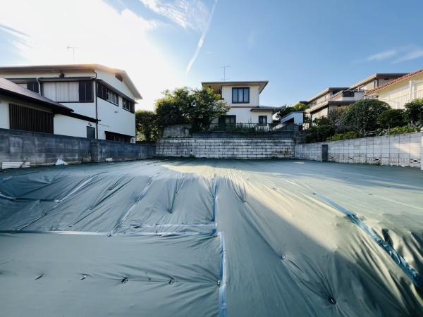 鎌倉市西鎌倉3丁目の土地(現地土地写真)