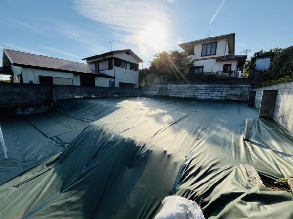 鎌倉市西鎌倉3丁目の土地(現地土地写真)