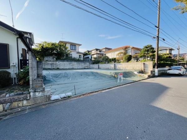 鎌倉市西鎌倉3丁目の土地(現地土地写真)