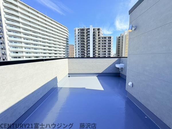 藤沢市鵠沼花沢町 新築1号棟 全3棟(バルコニー)