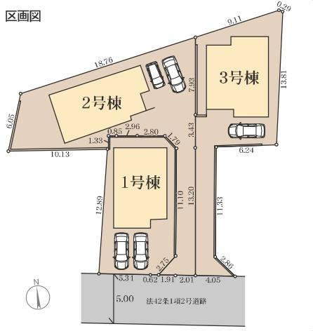 藤沢市高倉　新築2号棟　全3棟