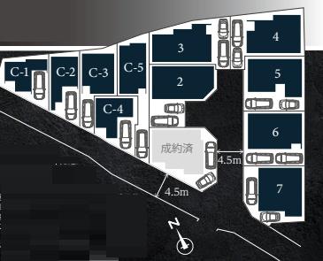 藤沢市鵠沼神明3丁目　新築C-5号棟　全5区画