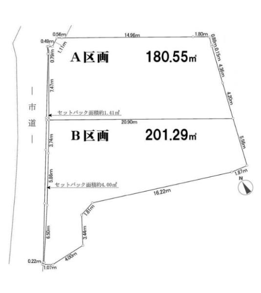 鎌倉市小町3丁目　売地B区画　全2区画