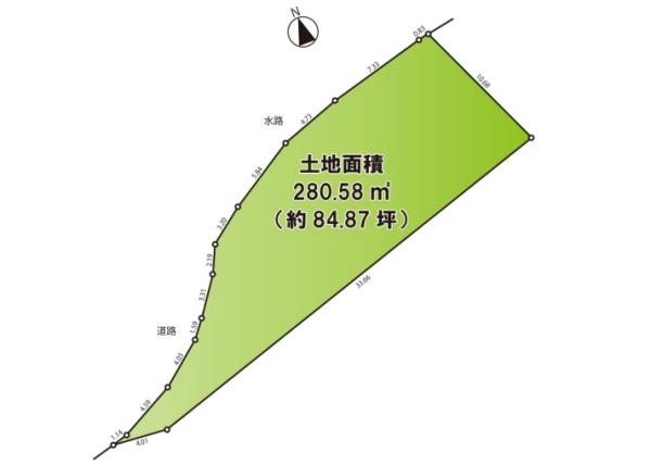 鎌倉市二階堂の土地(間取り)