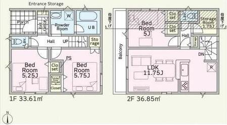 藤沢市善行坂第6　新築1号棟　全2区画