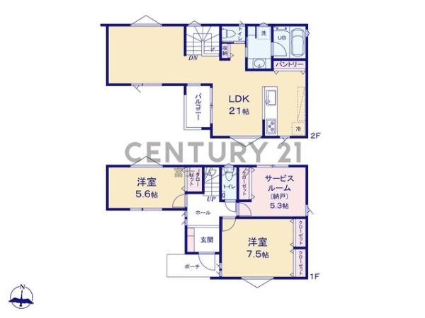藤沢市辻堂1丁目　新築A号棟　全2棟