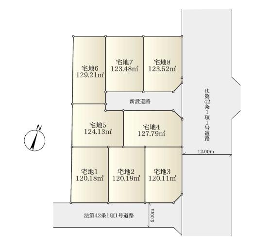 藤沢市石川3丁目　売地2　全8区画