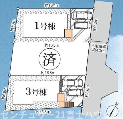 藤沢市辻堂東海岸1丁目　新築1号棟　全3棟