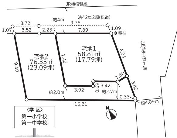 鎌倉市材木座2丁目2期　売地1　全2区画