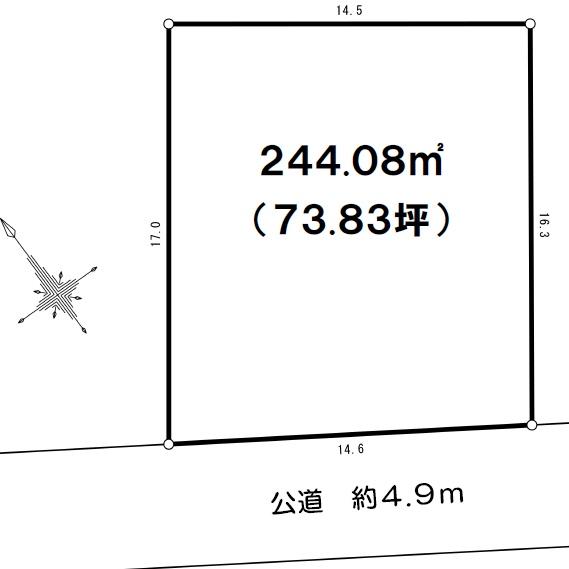 鎌倉市西鎌倉4丁目2　条件無売地
