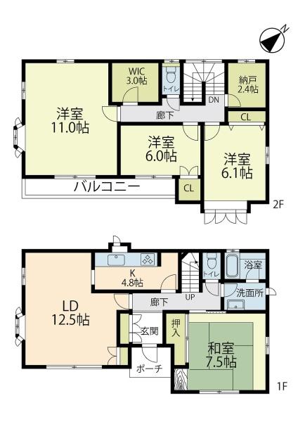 大和市西鶴間６丁目の中古一戸建て