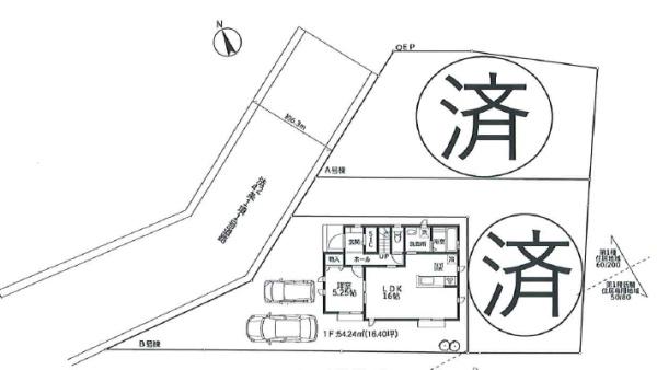 藤沢市辻堂元町2丁目2447番　新築B号棟　全3棟