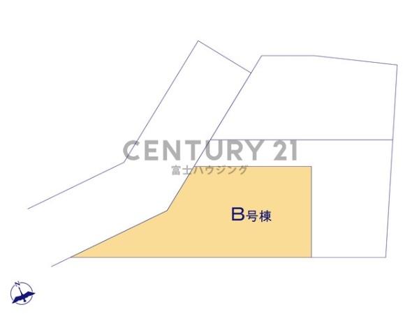 藤沢市辻堂元町2丁目2447番　新築B号棟　全3棟