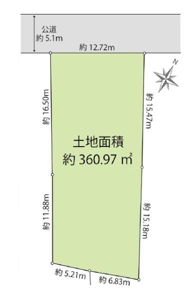 藤沢市鵠沼松が岡４丁目の土地