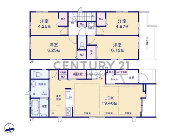 藤沢市辻堂元町2丁目2436番　新築B号棟　全4棟