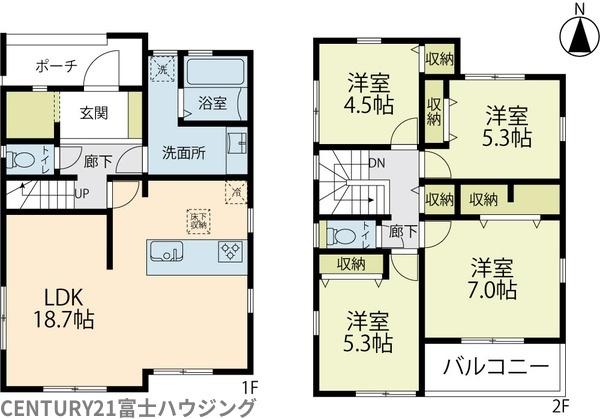 藤沢市羽鳥3丁目　新築2号棟　全3棟