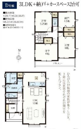 藤沢市羽鳥3丁目1032番　新築D号棟　全5区画