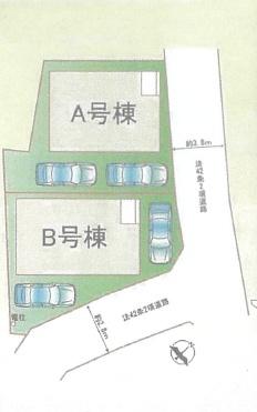 茅ヶ崎市小桜町2023番　新築A号棟　全2棟