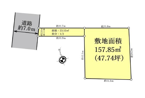 藤沢市鵠沼海岸６丁目の土地
