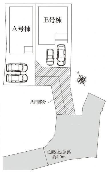 藤沢市本鵠沼1丁目　新築B号棟　全2棟