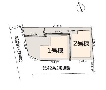 藤沢市辻堂新町2丁目　新築2号棟　全2棟