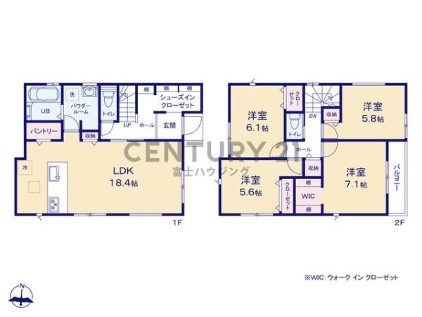 藤沢市亀井野3期　新築1号棟　全3棟