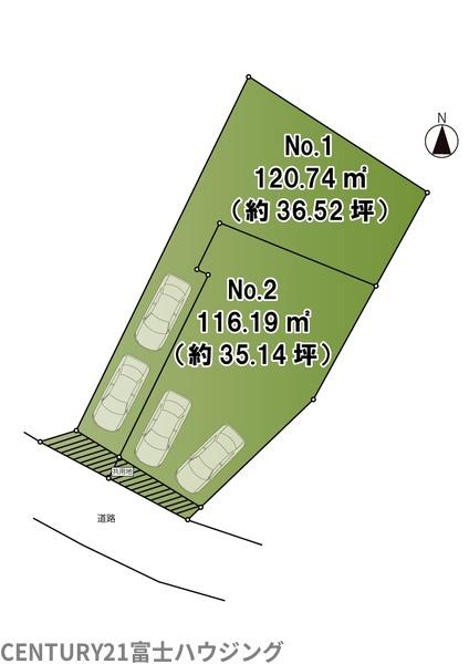 藤沢市善行坂2丁目1期 売地No.1 全2区画