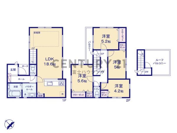 茅ヶ崎市甘沼　新築No4　全4棟