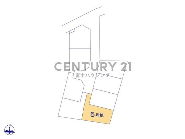 茅ヶ崎市今宿　新築戸建5号棟　全8棟
