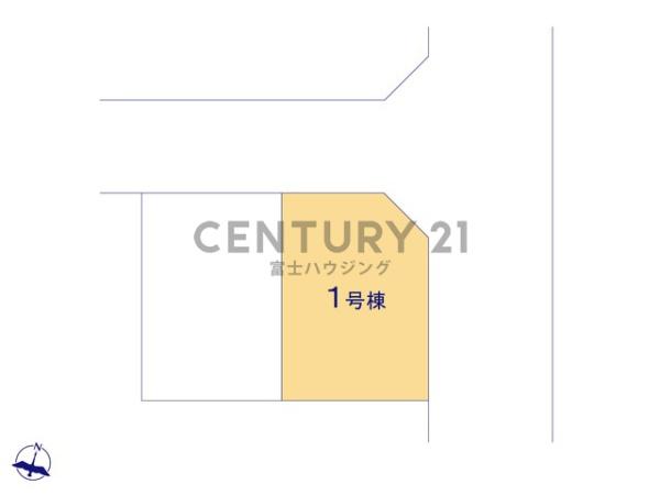 藤沢市石川5丁目2期　新築戸建1号棟　全2棟