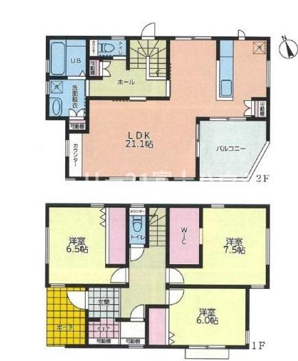 茅ヶ崎市松浪1丁目　戸建B号棟　全3棟