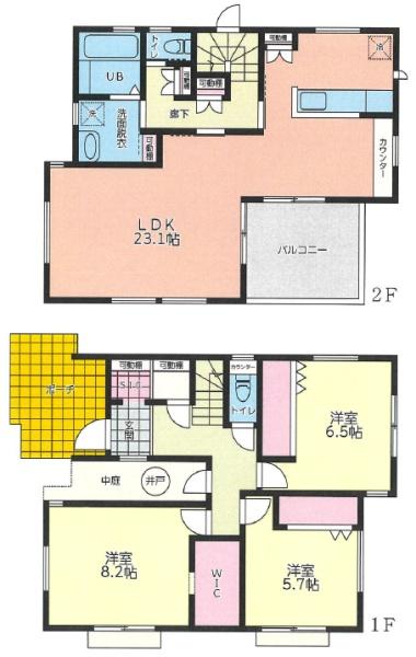 茅ヶ崎市松浪1丁目　戸建A号棟　全3棟