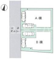 茅ヶ崎市室田3丁目　新築A号棟　全2棟