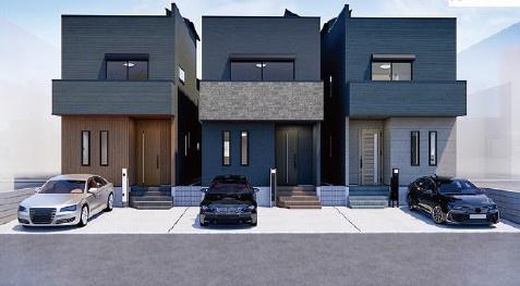 藤沢市石川5丁目　新築A号棟　全3棟