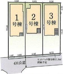 藤沢市本鵠沼107　新築戸建NO.3　全3棟