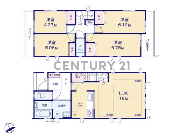 茅ヶ崎市東海岸北4丁目7210番　新築B号棟　全4棟
