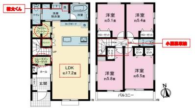 茅ヶ崎市東海岸北4丁目　新築A号棟　全3棟