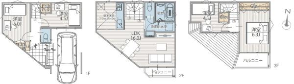 茅ヶ崎市浜竹１丁目の新築一戸建