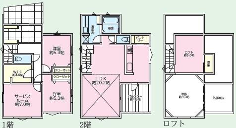 藤沢市城南1丁目4　新築A棟　全2区画