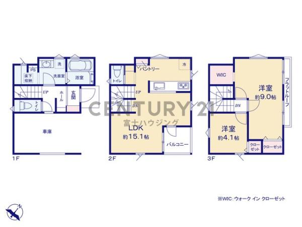 茅ヶ崎市本宿町　新築戸建B棟　全2棟