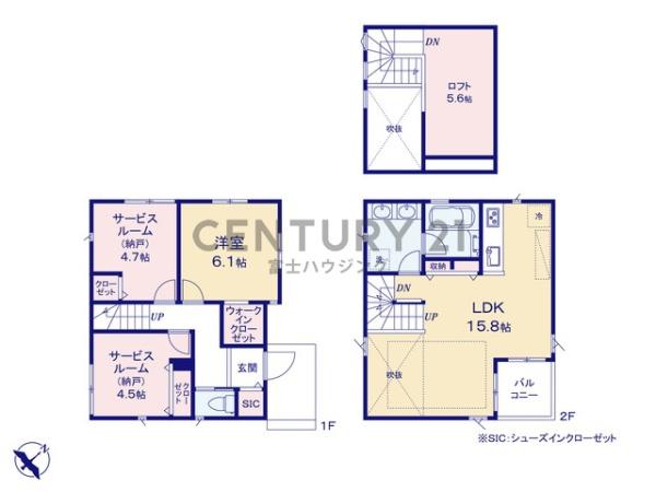 藤沢市鵠沼松が岡4丁目NO.2　新築3号棟　全4棟
