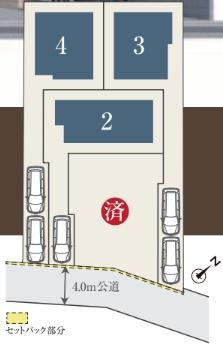 藤沢市鵠沼松が岡4丁目NO.2　新築4号棟　全4棟