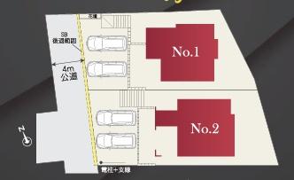 藤沢市鵠沼藤が谷3丁目　新築1号棟　全2区画
